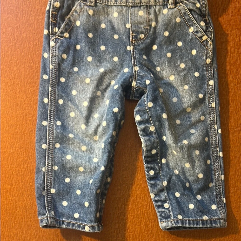 OshKosh B'gosh‎ Blue Polka Dot Kids Overalls